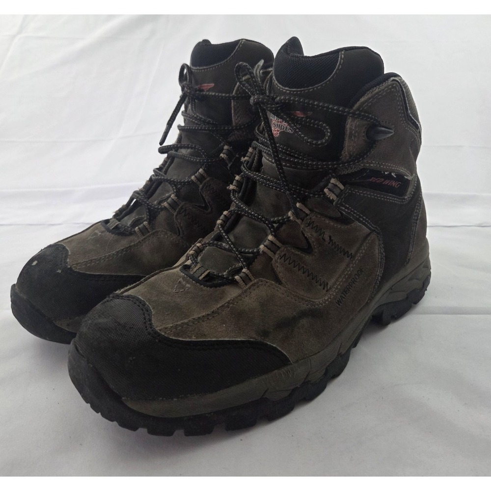 Red Wing 6670 TruHiker Boots Mens 10.5 Steel Toe Waterproof EH Work NO INSOLES